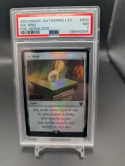 Serialized Dwarven Sol Ring Magic the Gathering PSA 7 Lord of the Rings - Image 1