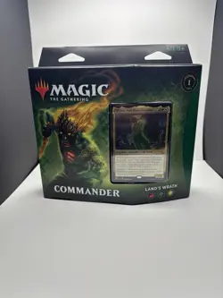 Magic the Gathering Zendikar Rising Commander Deck Land's Wrath Edition - Image 1