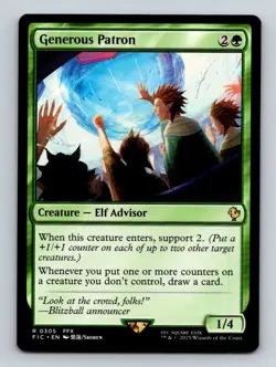 #305 Generous Patron 2025 Final Fantasy Commander Rare - Image 1