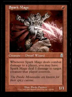 Spark Mage LP Light Play Odyssey MTG [10455] - Image 1