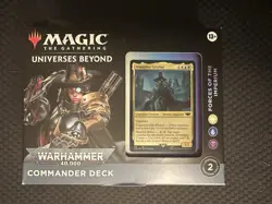 Magic The Gathering Warhammer 40k - Forces of the Imperium Commander Deck New 195166173467 - Image 1