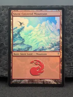 LP - Snow-Covered Mountain - ColdSnap - Foil - Magic The Gathering English MTG - Image 1
