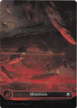 Mountain (0370) (Borderless) (Galaxy Foil) - FOIL - L Edge of Eternities 370 - M - Image 1