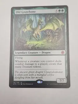 Mtg Magic D&D AFR Old Gnawbone - Image 1