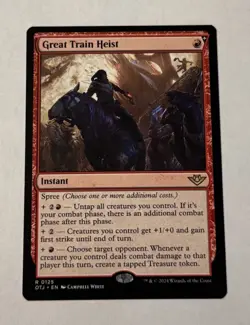 MTG Great Train Heist - Outlaws of Thunder Junction NM - Image 1