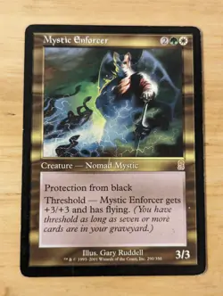 Magic the Gathering MTG Mystic Enforcer Odyssey 290/350 Regular Rare - Image 1