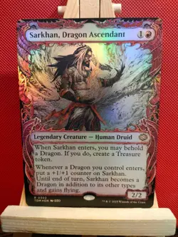 Sarkhan, Dragon Ascendant FOIL (Showcase) - Tarkir Dragonstorm - Rare - NM - MTG - Image 1