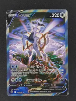 Arceus V (Alternate Full Art) 166/172 Pokemon SWSH09: Brilliant Stars LP 🔥 - Image 1