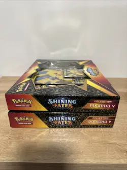 Pokemon TCG Shining Fates Pikachu V Box Set - Factory Sealed Lot 2 - Image 4