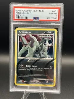Pokemon Arceus AR1 Arceus Holo PSA 8 - Image 1