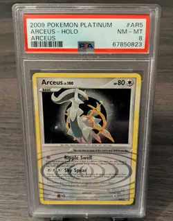 Pokemon TCG Platinum Arceus Holo AR5 PSA 8 NM-MT - Image 1