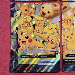 Pokemon Lot: Pikachu V Union SWSH139 SWSH140 SWSH141 SWSH142 4 Promo Set - LP/NM - Image 5