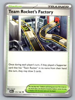 Pokemon TCG SV10: Destined Rivals Team Rocket's Factory 173/182 - Image 1