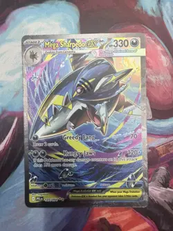 Pokemon TCG Mega Sharpedo EX 127/094 Me02: Phantasmal Flames Holo 330HP SIR - Image 1
