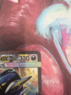 Pokemon TCG Mega Sharpedo EX 127/094 Me02: Phantasmal Flames Holo 330HP SIR - Image 3
