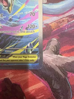 Pokemon TCG Mega Sharpedo EX 127/094 Me02: Phantasmal Flames Holo 330HP SIR - Image 5