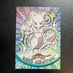 Topps Pokemon MEWTWO #150 Blue Logo Non Holo TV Animation Edition - Image 1