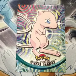 2000 Topps Pokemon TV Animation Edition Series 3 Non Holo #151 Mew Blue Label - Image 1