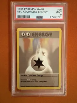 1999 Pokemon Game Double Colorless Energy #96 PSA 9!! - Image 1
