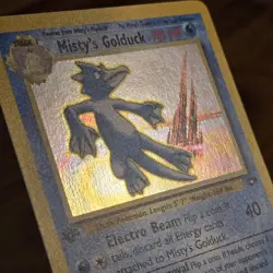 Misty's Golduck 12/132 Pokemon Gym Challenge Holo 1st Edition LP+ NM- WOTC - Image 4