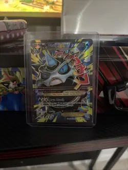 Pokemon TCG 2015 XY BREAKThrough Mega Glalie EX 156/162 Full Art Holo Rare - Image 1