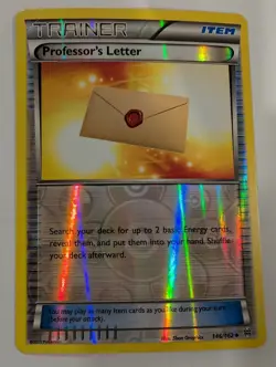 Professor's Letter 146/162 XY Breakthrough Reverse Pokemon Holo Foil Rare Nice! - Image 1