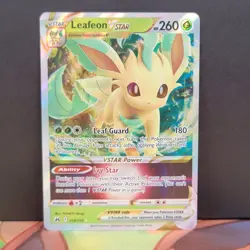 Leafeon VSTAR 014/159 Crown Zenith Ultra Rare Full Art Pokemon Sword & Shield - Image 1