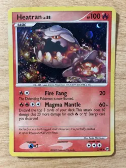 2009 Pokemon Platinum Arceus - Heatran 3/99 Holo - Image 1