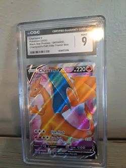 Charizard V 2019-22 Pokemon Sword and Shield Black Star Promos #SWSH050 (CGC 9 ) - Image 1