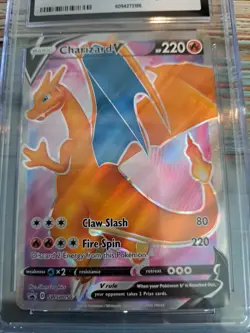 Charizard V 2019-22 Pokemon Sword and Shield Black Star Promos #SWSH050 (CGC 9 ) - Image 3