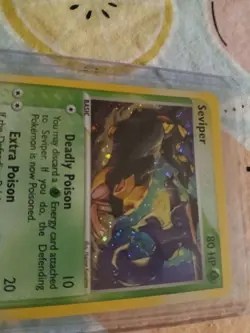 Seviper 11/100 HOLO Rare Pokemon TCG EX-Sandstorm NEAR MINT - Image 3