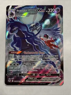 Pokemon TCG Shadow Rider Calyrex VMAX Astral Radiance TG18/TG30 Holo Ultra Rare - Image 1
