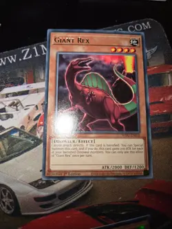 Yu-Gi-Oh! Giant Rex (WISU-EN010) (Wild Survivors) (Rare) 1st Edition ..... - Image 1