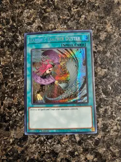 Yugioh Harpie's Feather Duster - MP24-EN058 - Prismatic Secret Rare - NM - Image 1