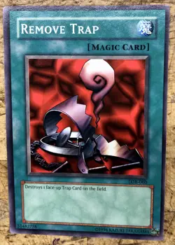 YuGiOh TCG Remove Trap LOB-060 NM/M Unlimited Common - Image 1
