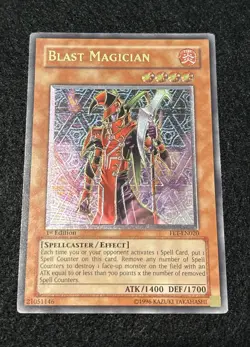 LP 1st Ed Blast Magician FET-EN020 Ultimate rare Yugioh! (Tracked) - Image 1