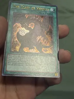 Yugioh The Eye of Timaeus-Claw of Hermos-Fang Of Critias Ultra Rare 1st Ed DRL3 - Image 4