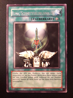 Yu-Gi-Oh! Elma, Schmetterlingsdolch, DR1-DE194, Rare, 2. Auflage, Deutsch, GD - Image 1