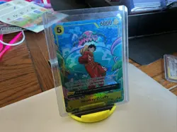 Monkey D. Luffy One Piece OP07-109 Treasure Rare Parallel English tag - Image 1