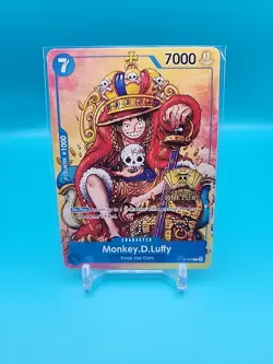 Monkey.D.Luffy (2nd Anniversary Stamped Promo) P-043 One Piece Promotion... - Image 1