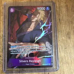 One Piece Carrying On His Will Silvers Rayleigh OP13-066 SR Alt Art English - Image 1