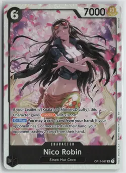 One Piece TCG Nico Robin SR OP12-087 Legacy of the Master English - Image 1