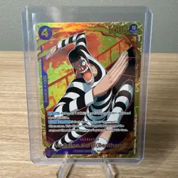 One Piece TCG Mr.2.Bon.Kurei(Bentham) EB01-061 SEC NM Alt English - Image 1