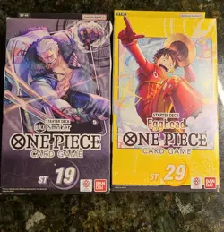 Starter Deck 19 And 29 One Piece Deck Only No Bonus Pack Gold Monkey D. Luffy - Image 3