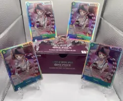 One Piece TCG OP11 A Fist Of Divine Speed OP11-054 Nami SR x 4 Playset Will - Image 1