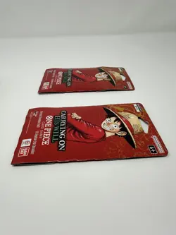 Lot Of 2 One Piece TCG English OP-13 Carrying On His Will Pack Factory Sealed! - Image 2