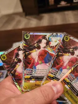 One Piece OPTCG Boa Hancock OP14-112 SR Playset (4) NM - Image 3