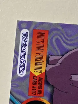 GENGAR #94 Pokemon Card TCG Topps TV Animation - Image 5