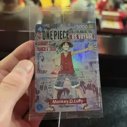 🔥🏀One Piece Monkey.D.Luffy US College Basketball Promo Card *SEALED*🔥🏀 - Image 1