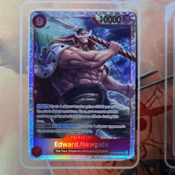 One Piece Card Game Edward.Newgate OP02-004 SR Paramount War English - NM - Image 1